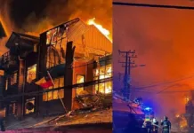 Incendio en Ancud: más de 30 locales comerciales afectados tras inicio en un mall.