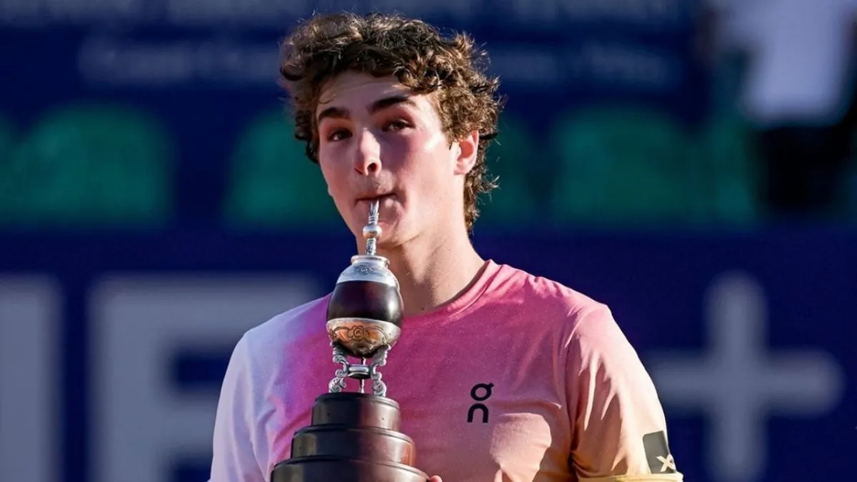 João Fonseca se corona campeón del Argentina Open tras vencer a Cerúndolo en una emocionante final
