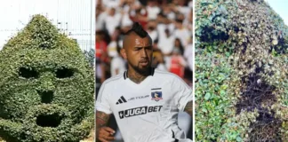 Un homenaje a Arturo Vidal se convierte en cenizas tras ser incendiado.