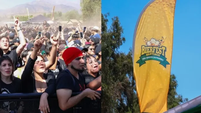 Bierfest Santiago 2025: rock y cerveza brillan bajo el sol en una fiesta inolvidable.