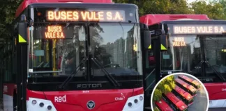 50 nuevos buses eléctricos se integran a la Red de Santiago