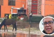 El alcalde de Calama informa sobre la evacuación de 60 familias por intensas lluvias.