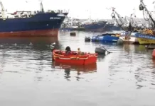 Cuerpo hallado en caleta Lenga podría estar vinculado a naufragio en Talcahuano.