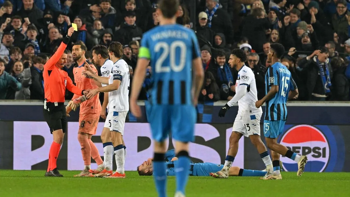 Brujas se lleva una polémica victoria ante Atalanta con un penal en el último minuto