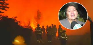 Una mujer relata la pérdida de su hogar en un devastador incendio en Collipulli.