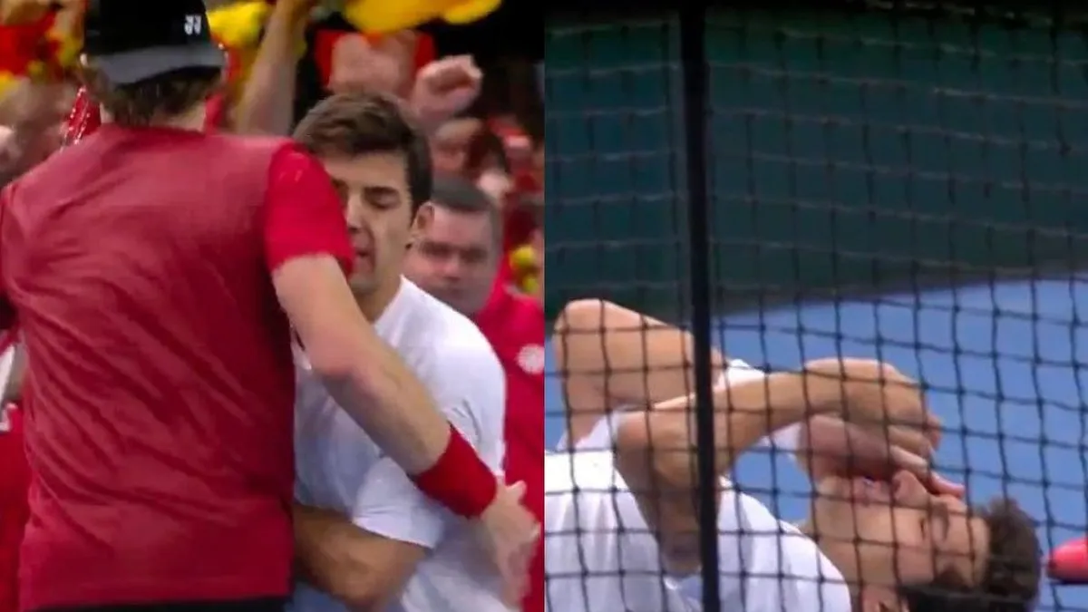 Cristian Garín se ve envuelto en polémica tras insólita agresión de Zizou Bergs en la Copa Davis