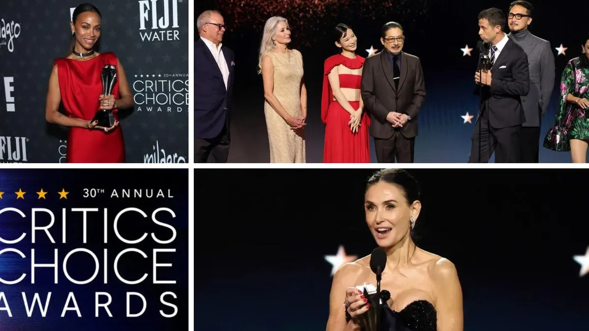 Critics Choice Awards 2025: Sorpresas y homenajes marcan la 30° edición de la ceremonia en Hollywood