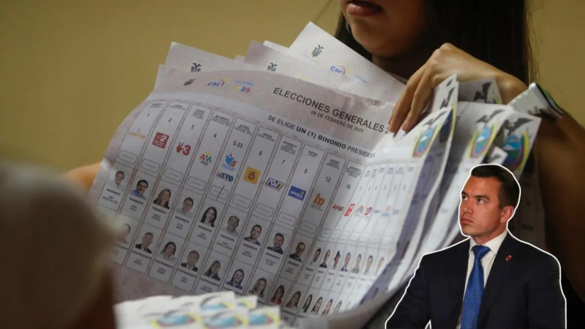 Resultados preliminares de elecciones en Ecuador complican reelección de Noboa, quien lidera pero no asegura victoria en primera vuelta