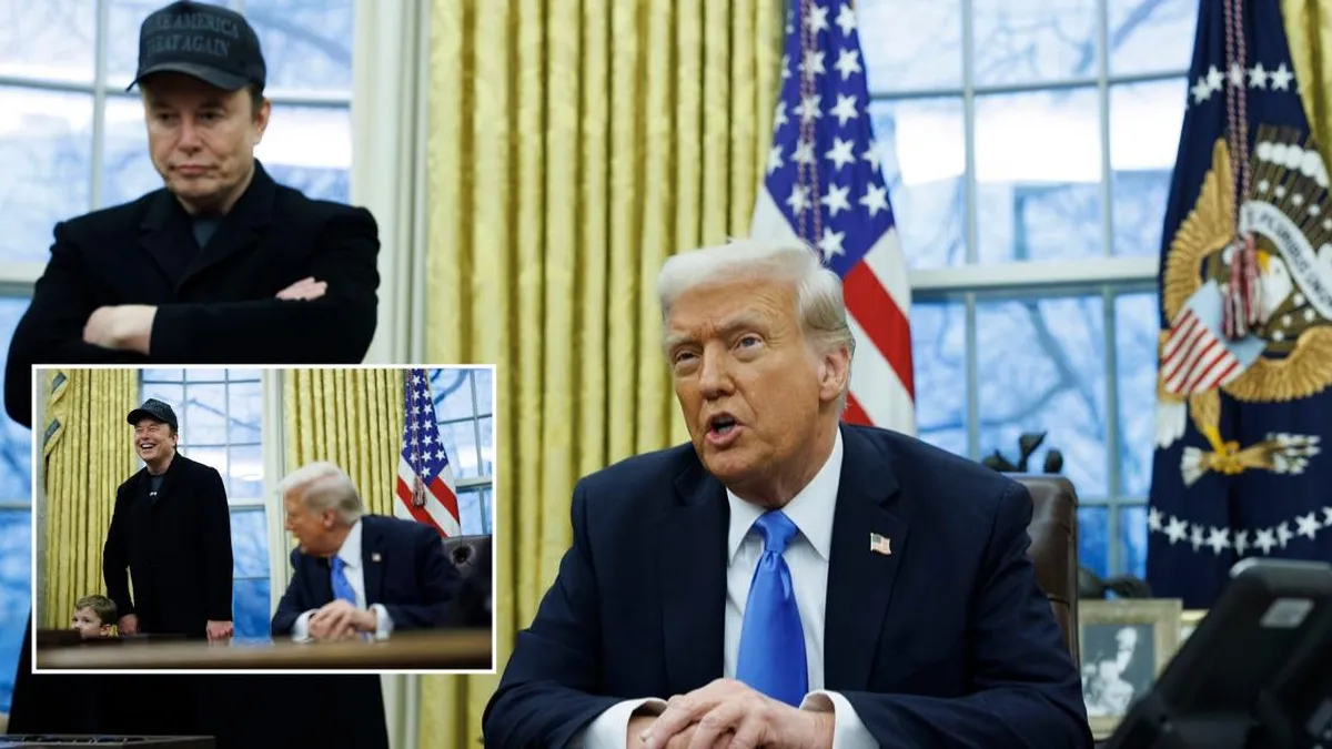 Trump firma orden para reducir plantilla del Gobierno y otorga poder a Musk en nueva agencia