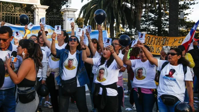 Protesta por el caso de Felipe Ramírez