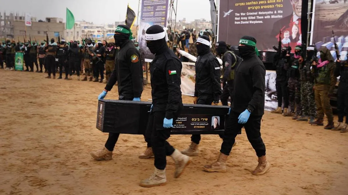 Hamas entrega cuerpos de cuatro rehenes a Israel en medio de un acuerdo de alto al fuego
