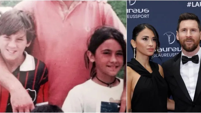 Lionel Messi y Antonela Roccuzzo: un amor que floreció desde la infancia.