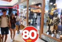 La icónica tienda del Costanera Center cierra con descuentos de hasta 80%.