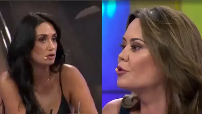 Pamela Díaz confronta a Daniella Campos por comentarios sobre su hermana Denisse.