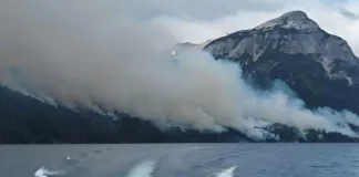 Incendio en Argentina amenaza a Chile; evalúan evacuaciones en Paso El León.