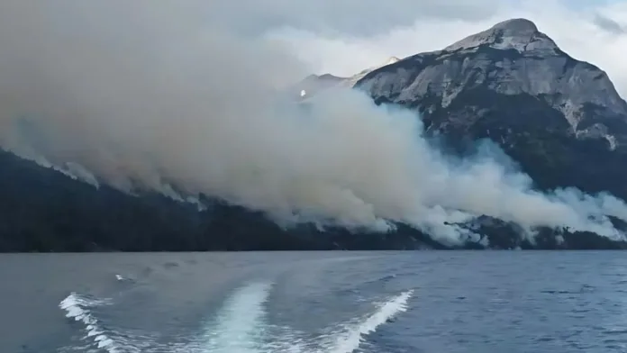 Incendio en Argentina amenaza a Chile; evalúan evacuaciones en Paso El León.