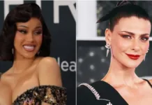 Cardi B brilla en los Grammy con el vestido que ya lució Tonka Tomicic.