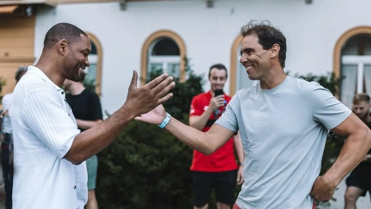Rafael Nadal y Will Smith compiten en el Lago di Como mientras lideran el Campeonato del Mundo UIM E1