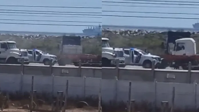 Funcionarios de la Armada abaten a un camionero en San Antonio.