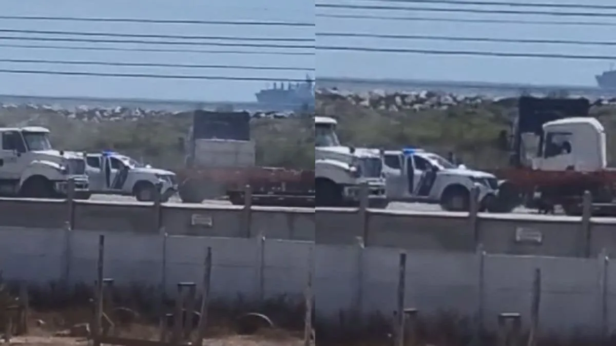 Conductor de camión abatido por la Armada tras intento de fuga en San Antonio