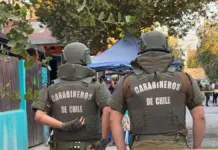 Enfrentamiento en San Joaquín: carabinero salva su vida gracias a chaleco antibalas.