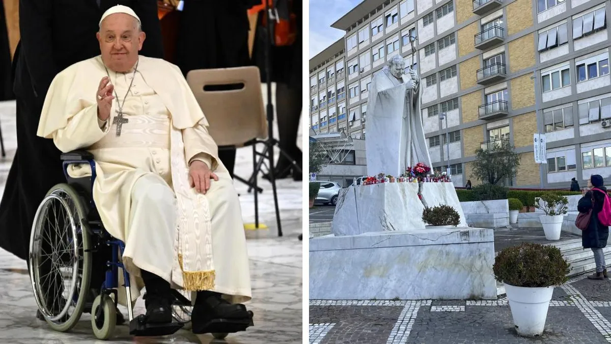 La salud del Papa Francisco sigue siendo delicada, aunque presenta ligera mejoría según médicos del Gemelli