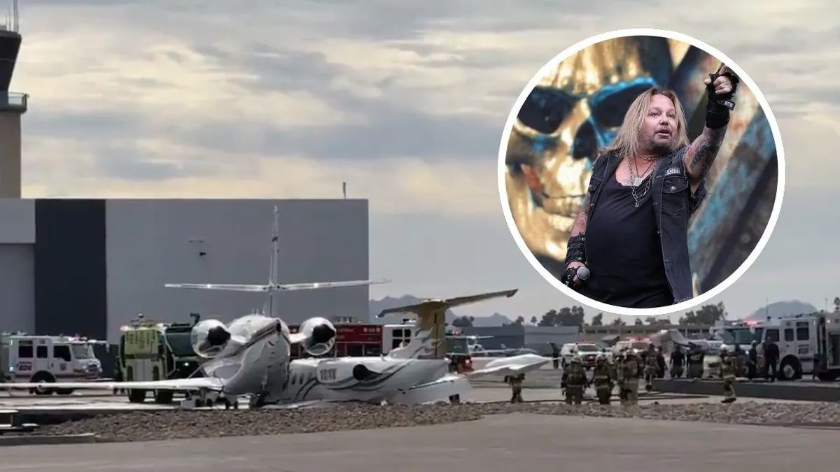 Accidente aéreo en Arizona: un muerto tras choque entre jets privados de Vince Neil.