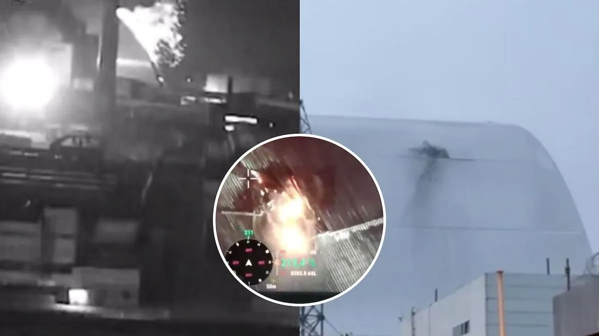 Zelenski denuncia a Rusia por ataques a la infraestructura de Chernobyl.