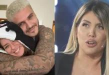 Icardi y la China Suárez desafían a Wanda: "La bata es de ella".