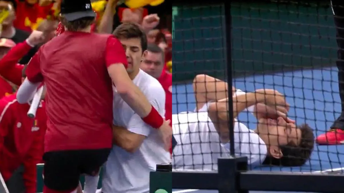 Zizou Bergs se disculpa tras agresión a Cristian Garín en Copa Davis, descalificación genera controversia