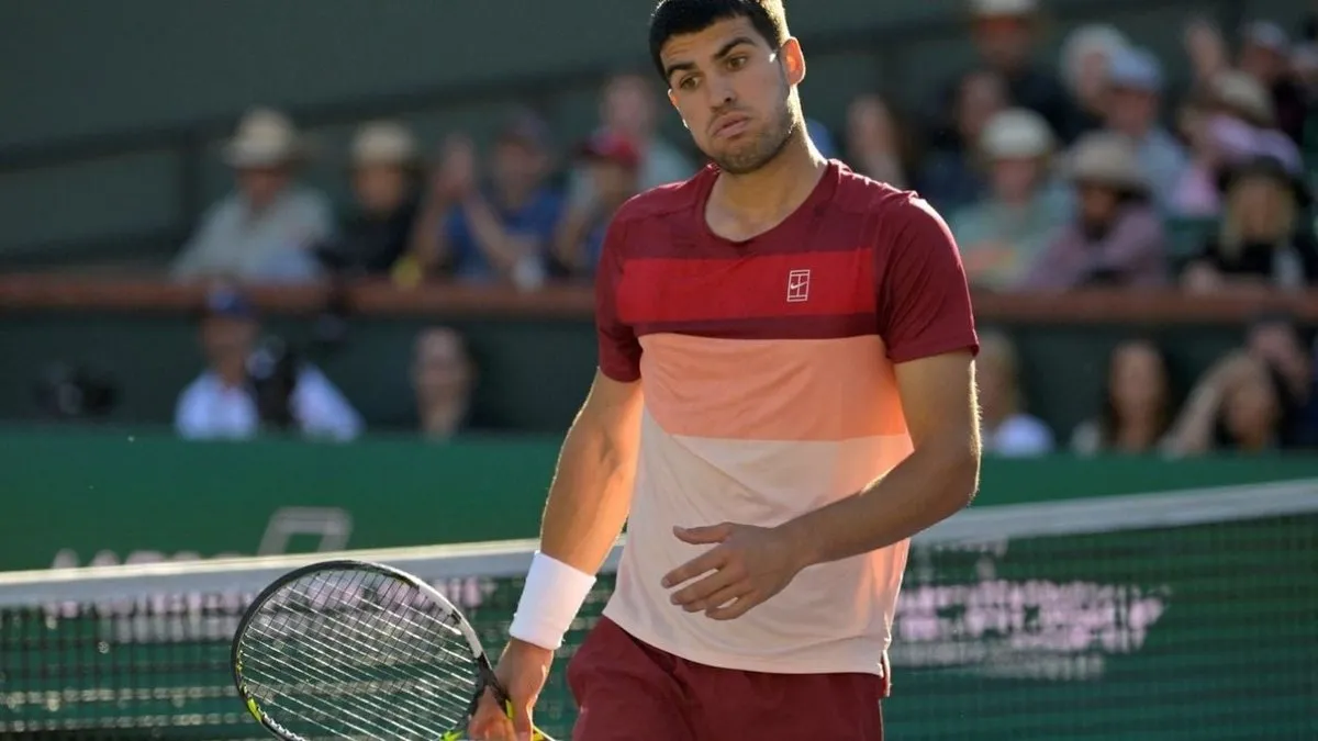 Carlos Alcaraz sufre sorpresiva derrota en semifinales de Indian Wells y complica su camino al número 1