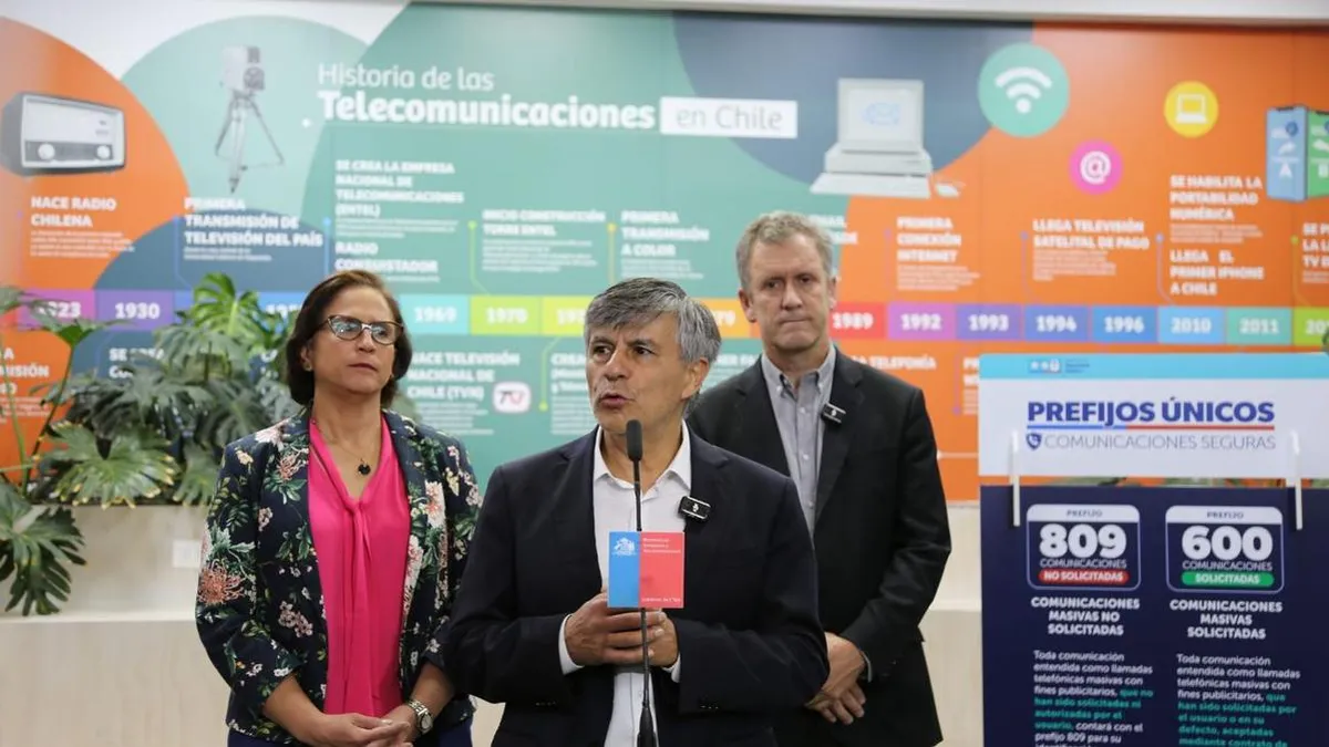 Chile implementa prefijos 600 y 809 para regular llamadas comerciales y combatir fraudes.