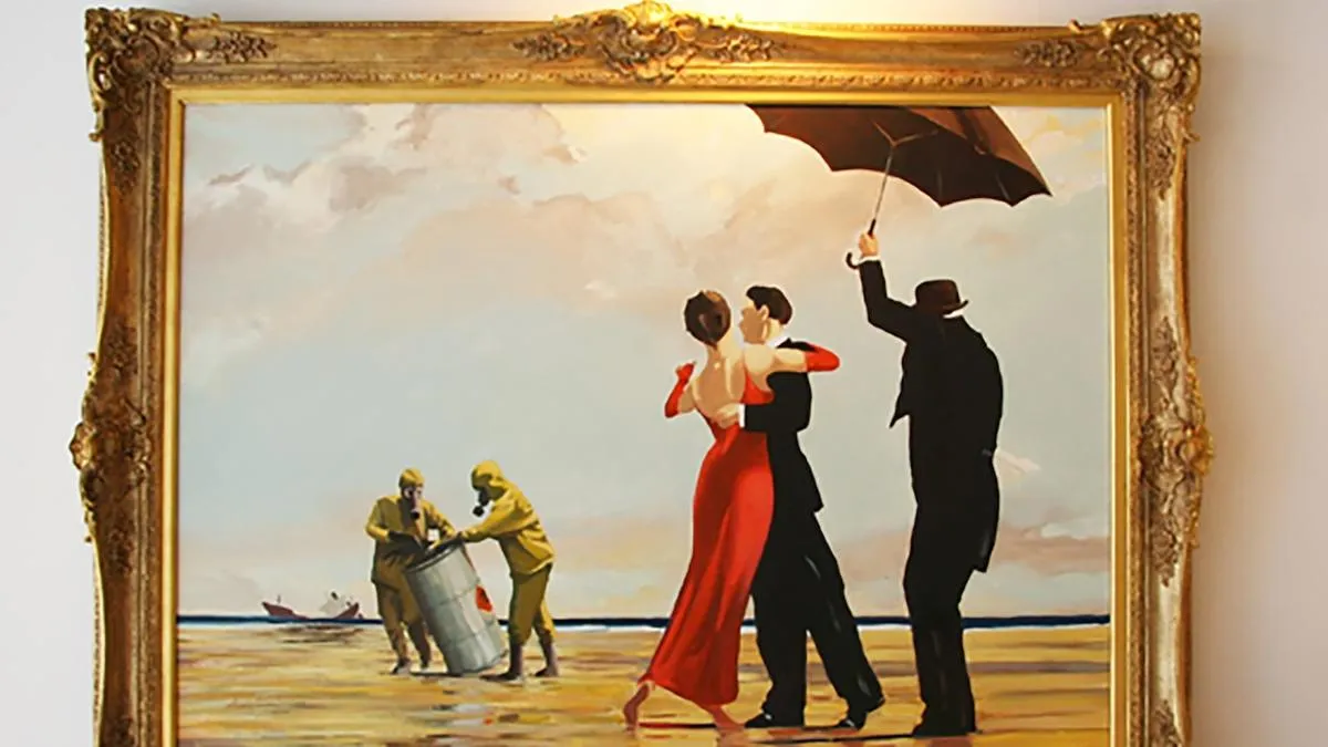 Obra de Banksy inspirada en Vettriano se vende por 4,3 millones de libras en Sotheby’s de Londres
