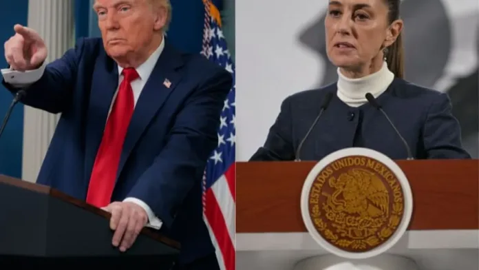 Trump suspende aranceles a México tras reunión con la presidenta Sheinbaum.