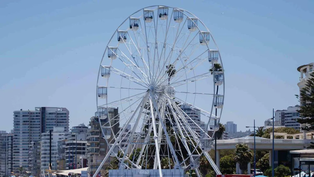 La Gran Rueda promete vistas espectaculares en Lollapalooza Chile 2025 y concursos para los asistentes
