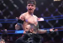 Ignacio 'Jaula' Bahamondes triunfa por sumisión y entra al top 15 de la UFC.