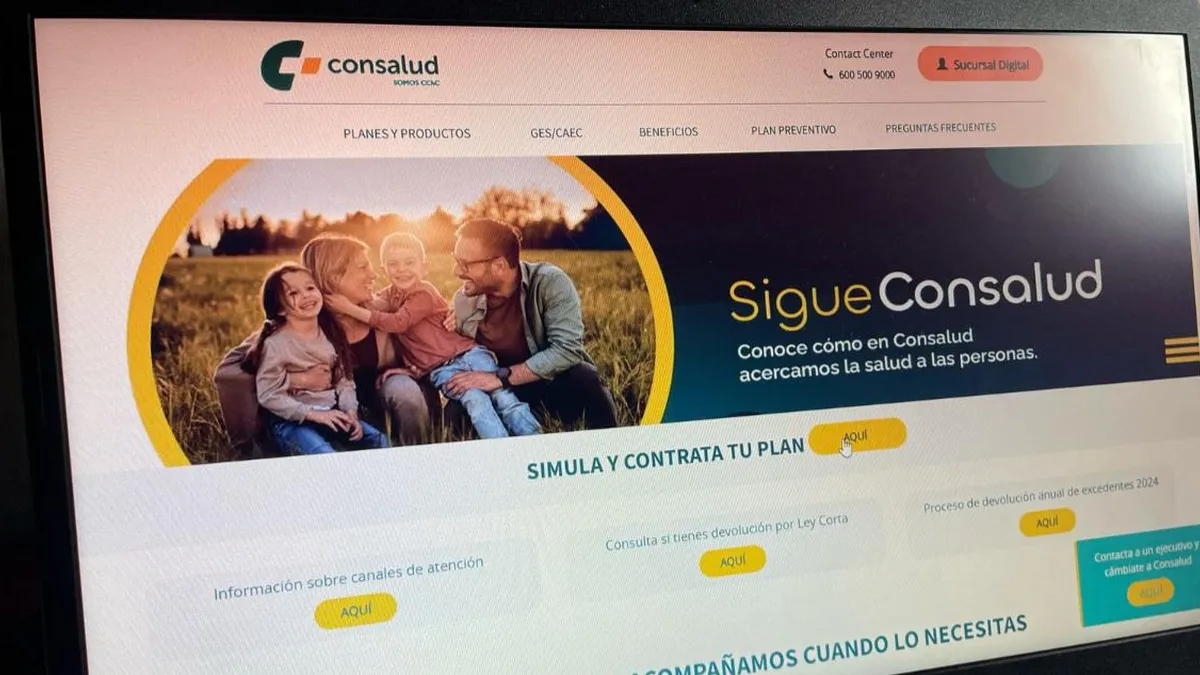 Consalud anuncia aumento del 3,6% en precios de planes de salud para 2025, el más bajo entre isapres