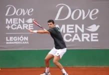 Tomás Barrios supera a Diego Dedura-Palomero en su debut en el Challenger de Santiago.