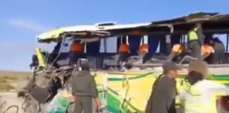 Trágico accidente en Bolivia: 37 muertos y más de 40 heridos tras choque de autobuses.