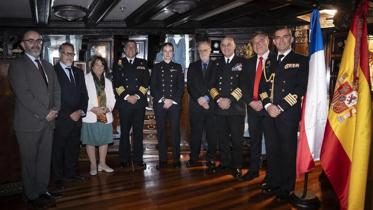 La Princesa Leonor en Valparaíso
