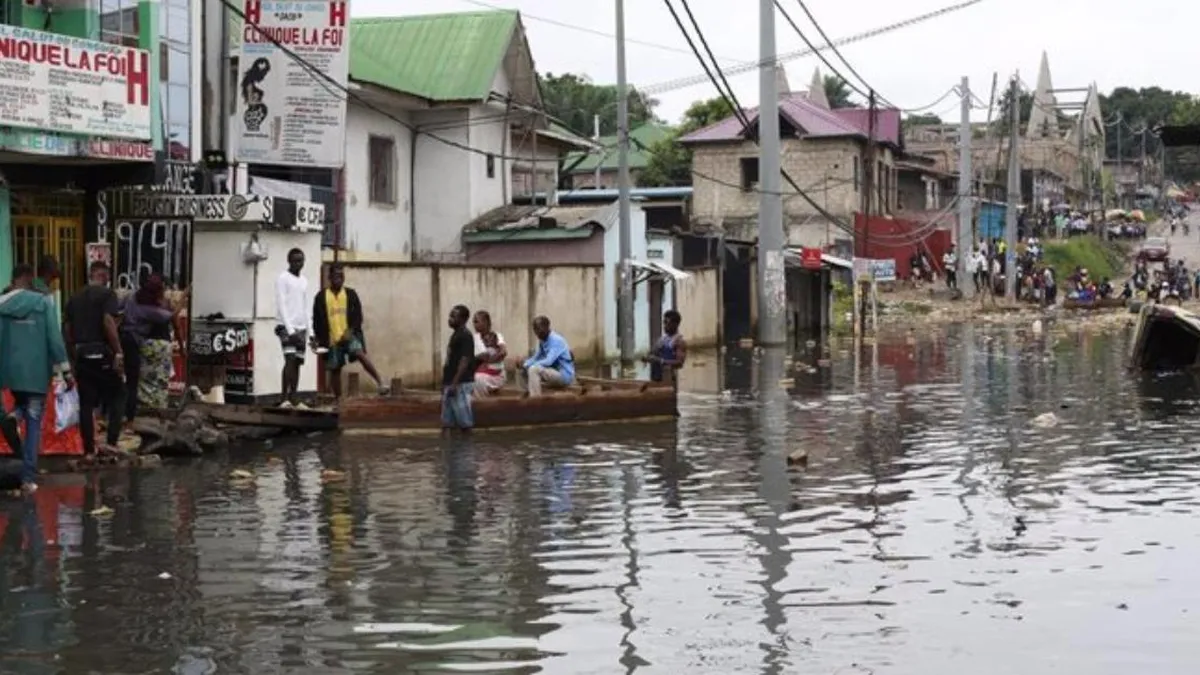 Lluvias torrenciales en la capital del Congo causan más de 20 muertes y devastación.