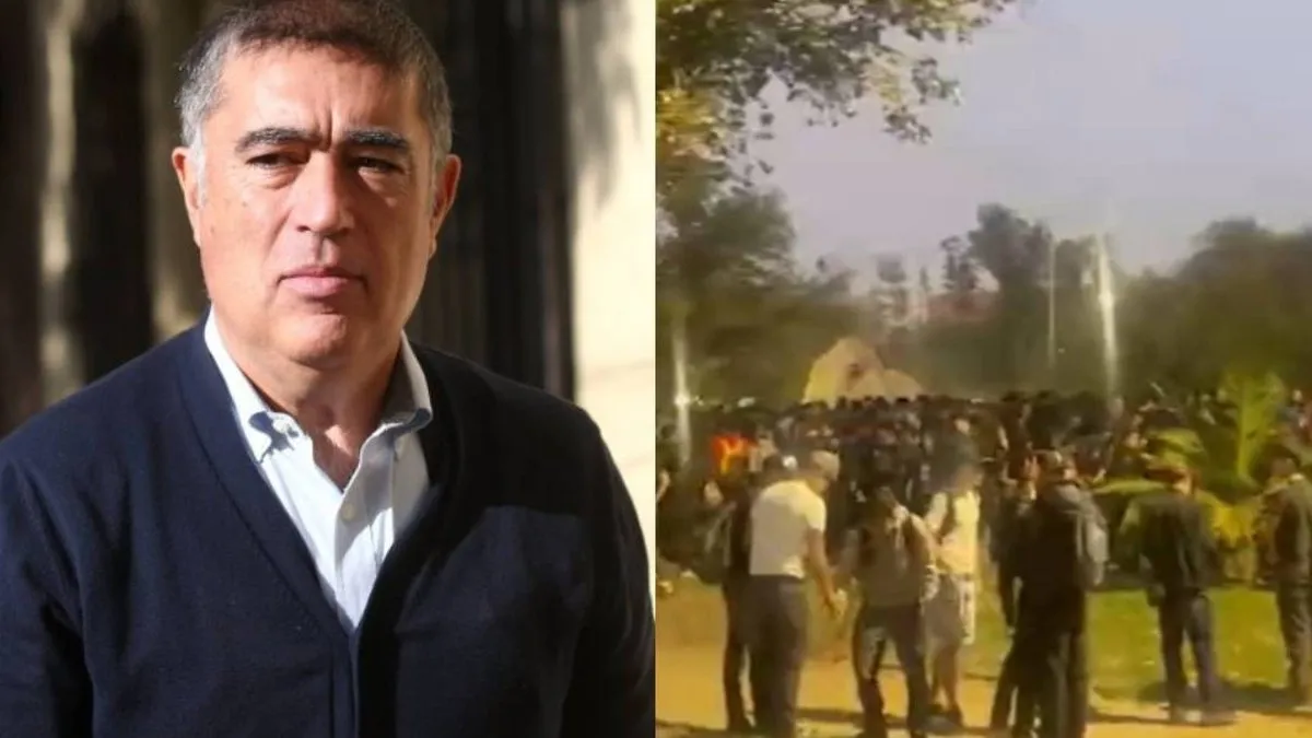 Alcalde de Santiago anuncia cierre de Parque Almagro tras fiesta universitaria con violencia y desorden