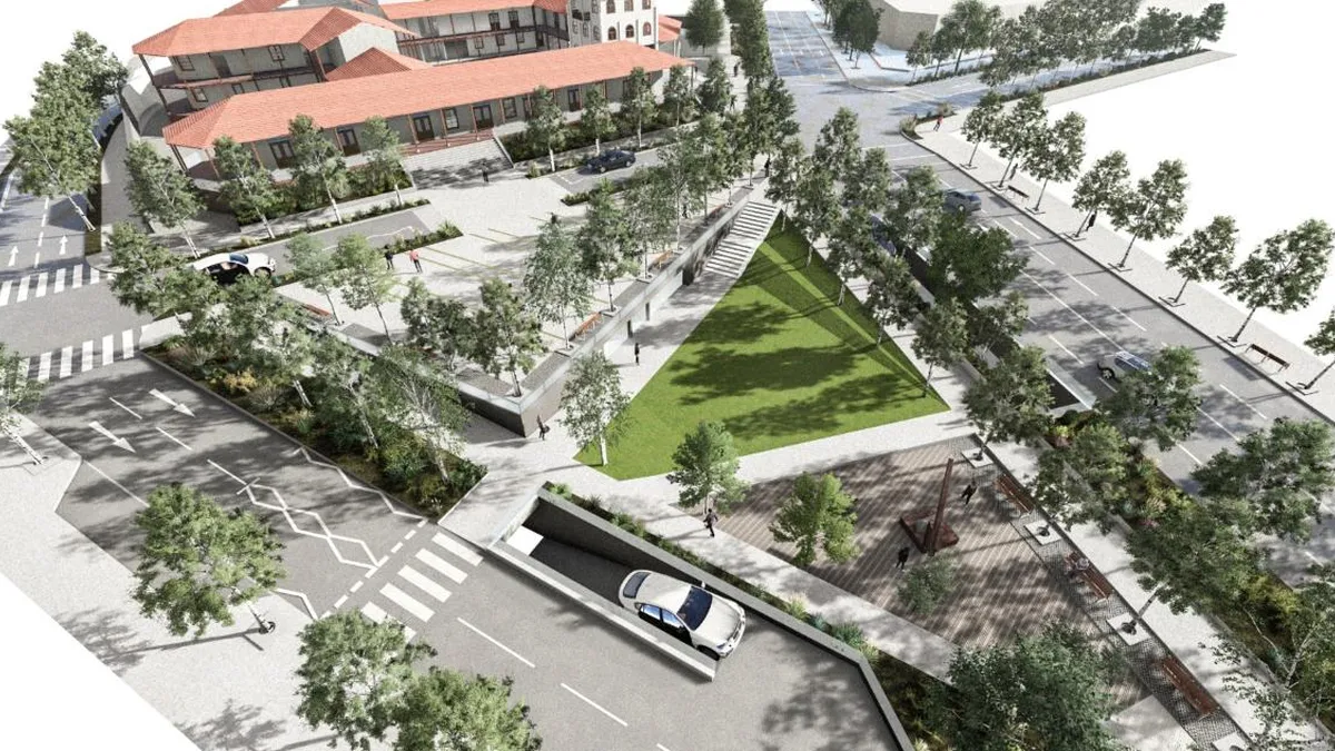 Renovación urbana en Plaza San Enrique: estacionamientos y cableado subterráneo.