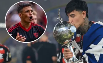 Alexis Sánchez celebra el triunfo de Pulgar en la Copa Libertadores con un emotivo mensaje.