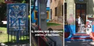 Barristas de La U vandalizan monumentos en Barrio Huemul