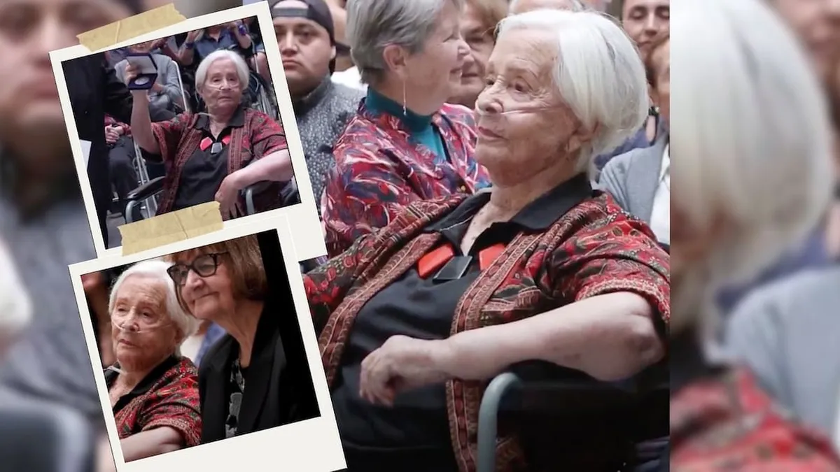 Delfina Guzmán recibe homenaje en la Cineteca Nacional: “Para tener 97 años, está estupenda”