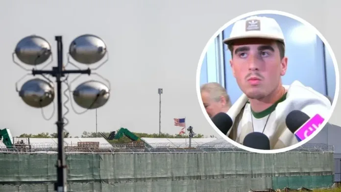 Domingo Ballas regresa a Santiago tras su detención en EE.UU. por temas migratorios.