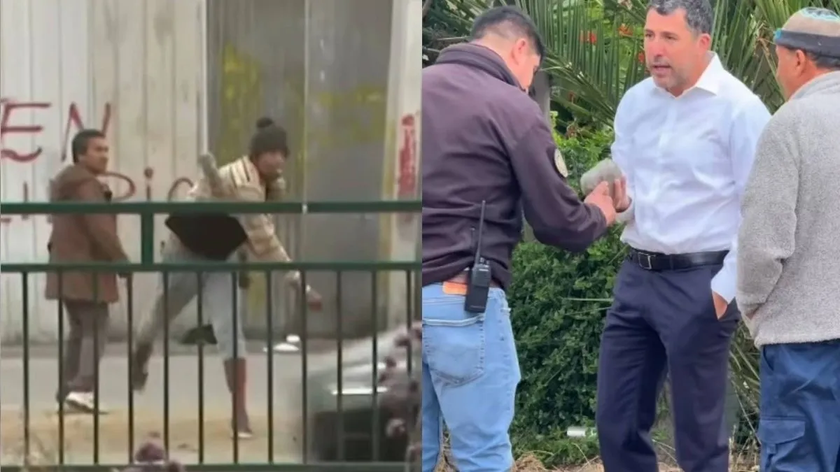 Comerciantes informales atacan a equipo de prensa en La Florida durante desalojo de feria navideña