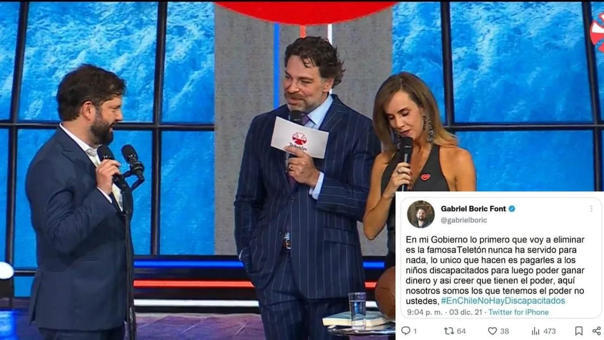 Gabriel Boric desmiente rumores sobre eliminar la Teletón y reafirma su apoyo a la institución