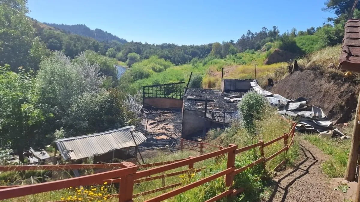 Incendio en cabañas de Angol a Collipulli no fue intencional